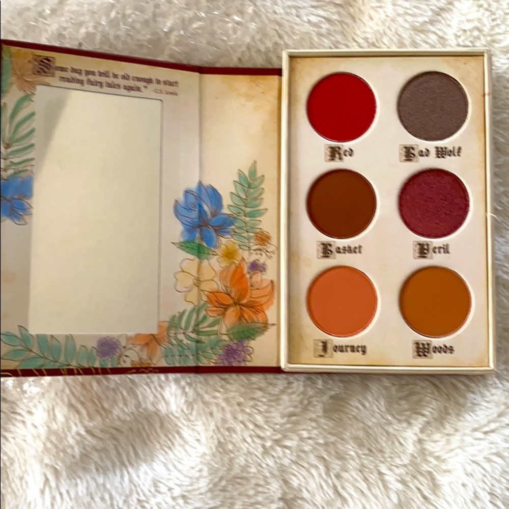 Storybook cosmetics palette